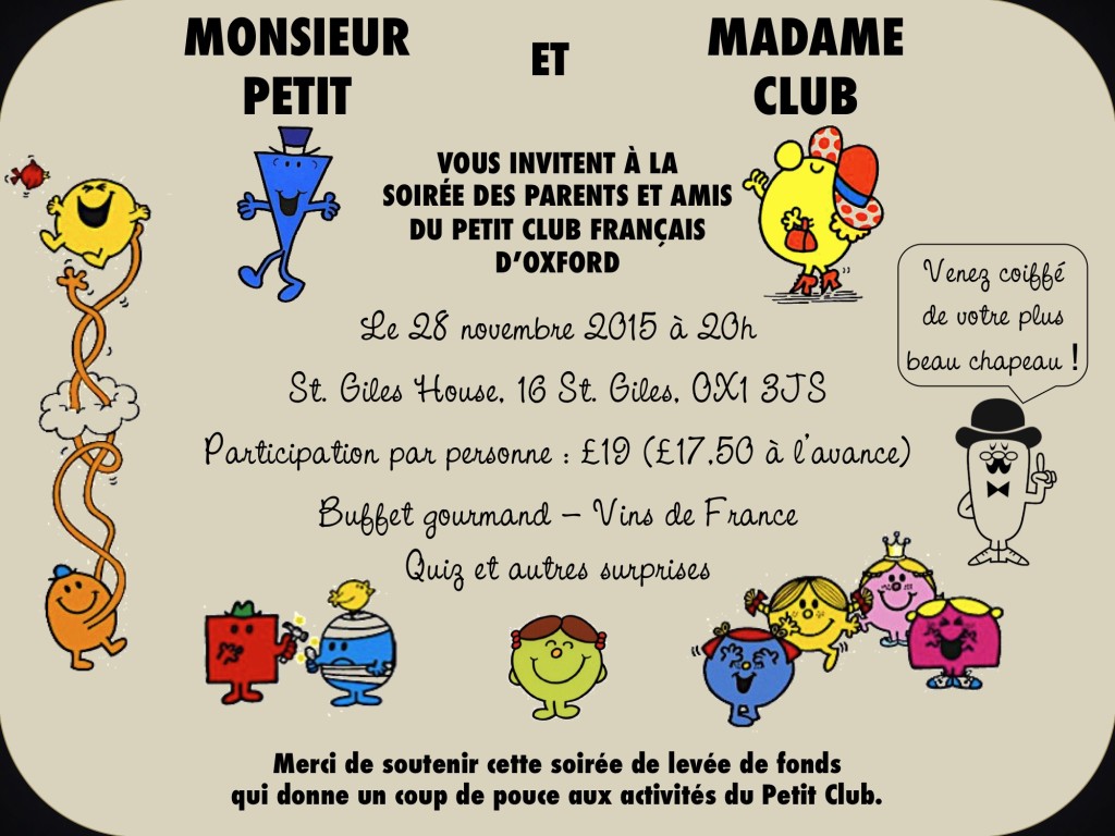 invitation soirée des parents 2015